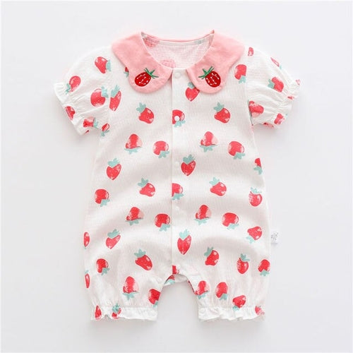 Strawberry Baby Girl Onesie