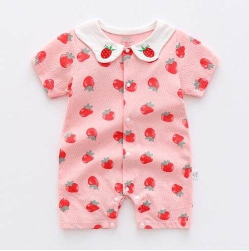 Strawberry Baby Girl Onesie