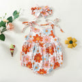 Floral Summer Baby Girl Onesie | Ninja Toddler
