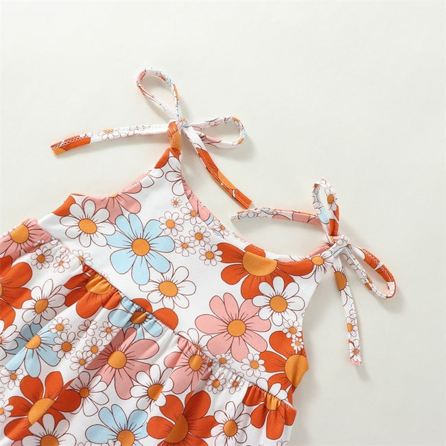 Floral Summer Baby Girl Onesie | Ninja Toddler