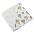 Hot Air Balloon and Northern Star Muslin Baby Blanket | Ninja Toddler