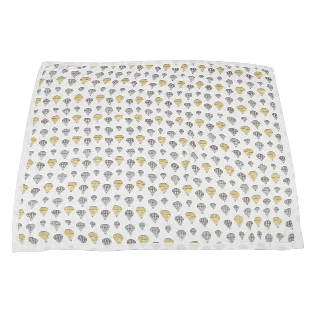 Hot Air Balloon and Northern Star Muslin Baby Blanket | Ninja Toddler