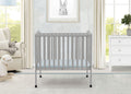 BOUSSAC Fold Away Portable Crib grey colour | Ninja Toddler