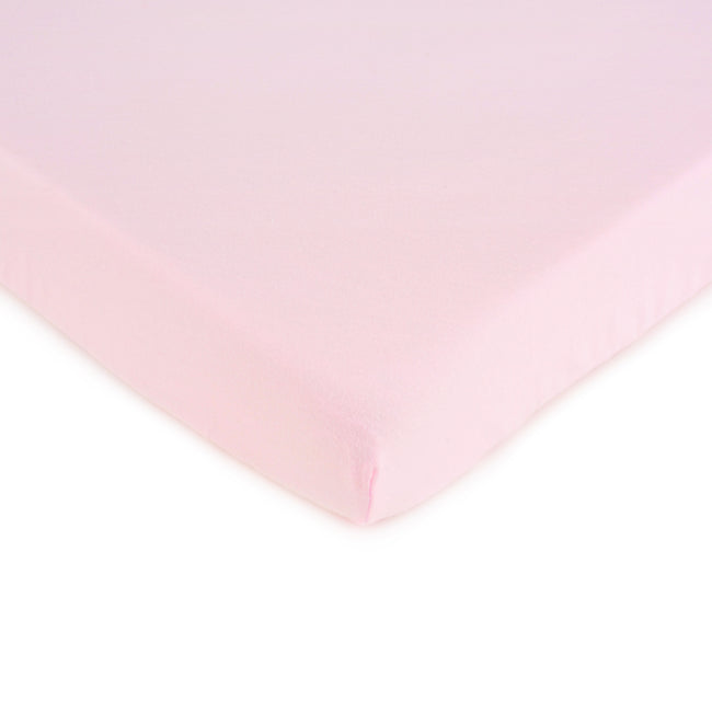 Baby Pink Fitted Crib Sheet Set | Baby Girl Bedding | Ninja Toddler