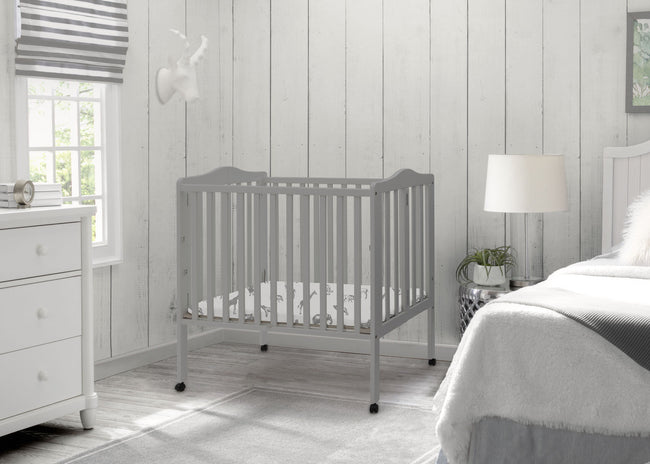 BOUSSAC Fold Away Portable Crib grey colour | Ninja Toddler