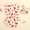 Watermelon Summer Baby Girl Romper