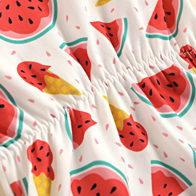 Watermelon Summer Baby Girl Romper