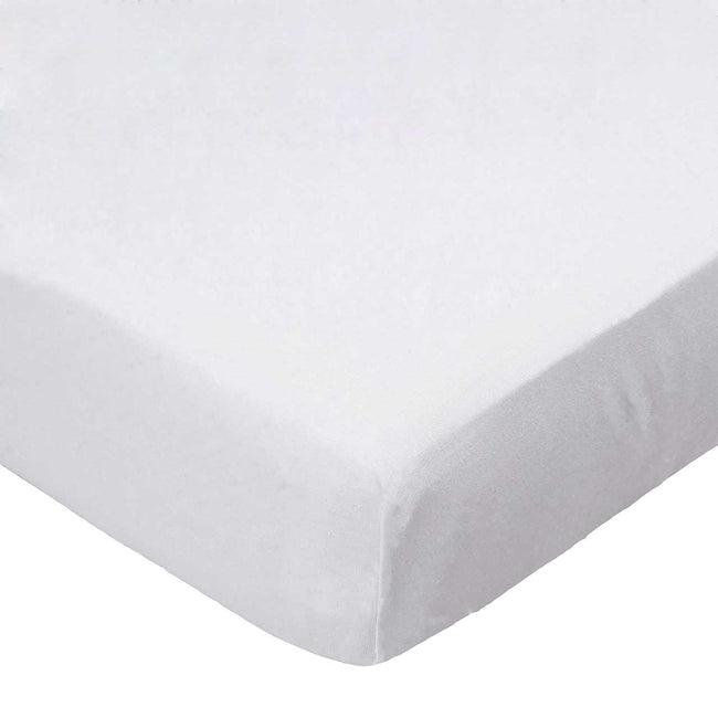 White Fitted Crib Sheet Set | Ninja Toddler