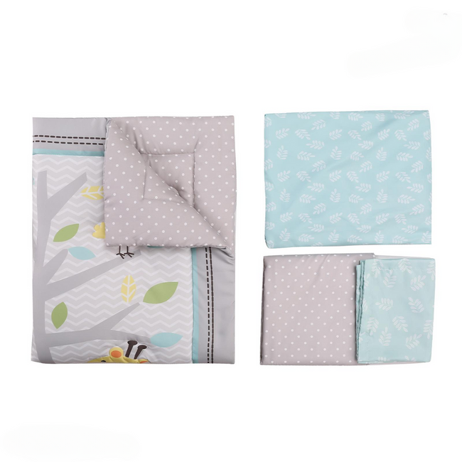 Jungle 3pcs Crib Set | Ninja Toddler