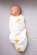"Fly Me To The Moon" Organic Swaddle Set | Ninja Toddler