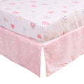 Rainbow 4 Pcs Bedding Set | Crib Skirt | Ninja Toddler