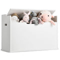Wooden Toy Box With Seat Cushion | Ninja Toddler
