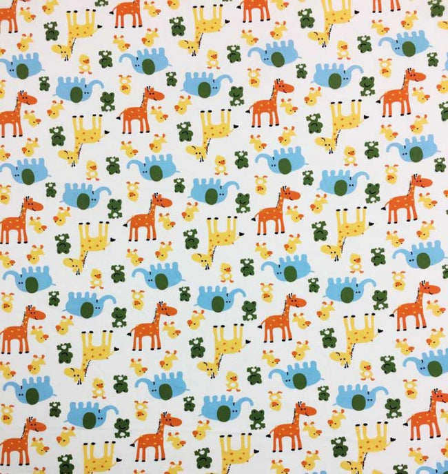 AnimalFun Fitted Crib Sheet | Ninja Toddler