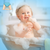 Baby boy in a bathtub by Ninja Toddler.