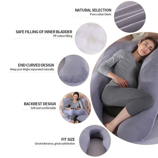 U-Shaped Pregnancy Pillow | Maternity Pillow | Ninja Toddler