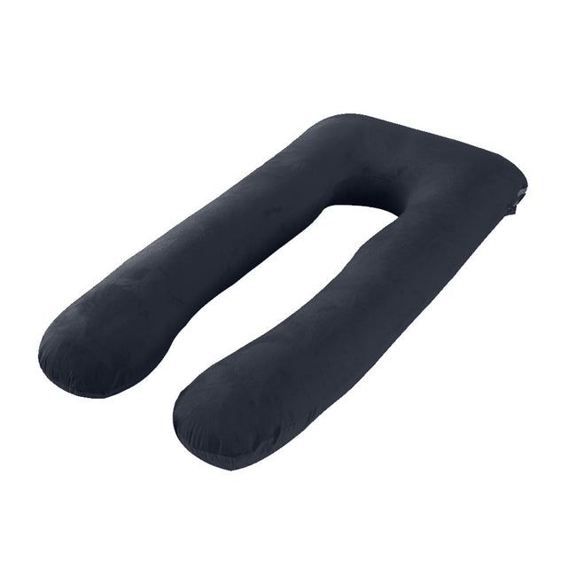U-Shaped Body Pillow Black | Ninja Toddler