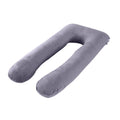 U-Shaped Pregnancy Pillow Gray | Ninja Toddler