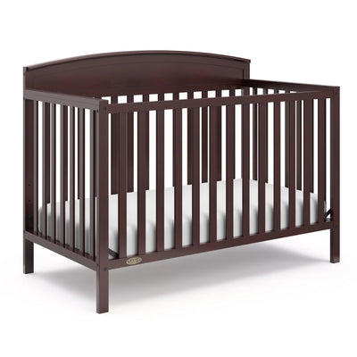 BOUSSAC Benton 5 in 1 Convertible Baby Crib in olive brown | Ninja Toddler