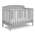 BOUSSAC Benton 5 in 1 Convertible Baby Crib in light grey | Ninja Toddler
