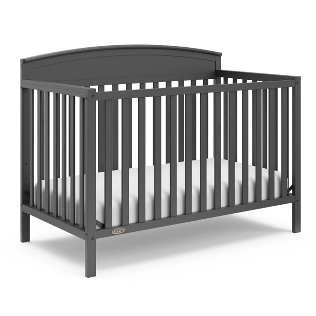 BOUSSAC Benton 5 in 1 Convertible Baby Crib in gray | Ninja Toddler