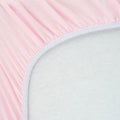 Baby Pink Fitted Crib Sheet Set | Baby Girl Bedding | Ninja Toddler